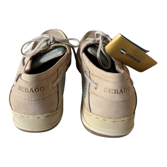 Sebago Clovehitch II Taupe Men’s 11.5 Boat Shoes Coastal Dri Lex Casual Marine - Picture 10 of 12
